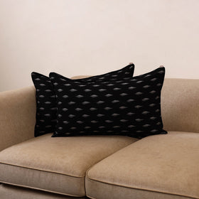 Pochampally ikat weave pillow covers (set of 2) 37