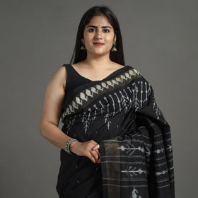  Pochampally Ikat Weave Pure Handloom Cotton Saree 01 