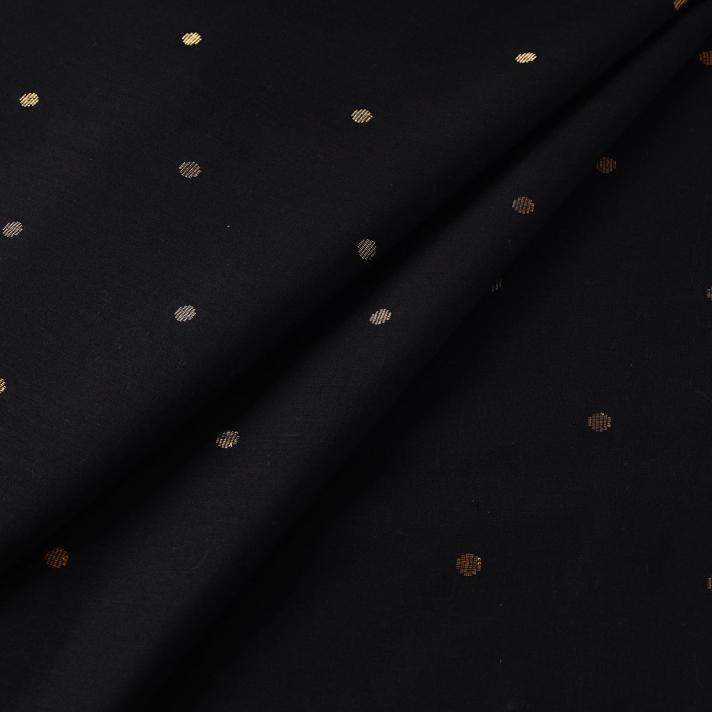 Buy Cotton Black Jacquard Fabric Online – Premium Quality