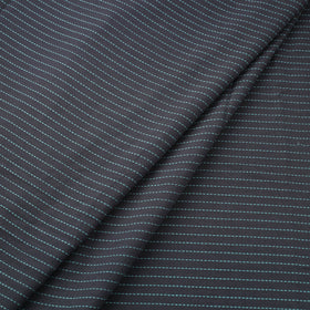 Black Prewashed Cotton Jacquard Fabric