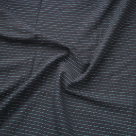 Black Prewashed Cotton Jacquard Fabric