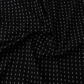 Buy Black Prewashed Cotton Jacquard Fabric Online 