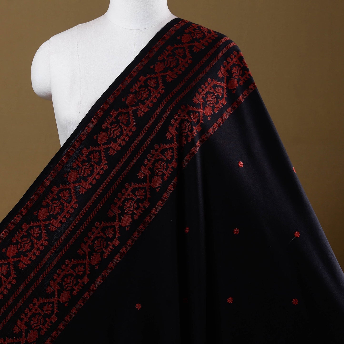 Prewashed cotton jacquard fabric 08 - handcrafted