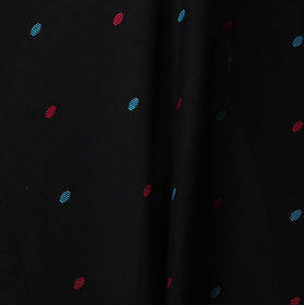 Black - prewashed cotton jacquard fabric 16 - handcrafted