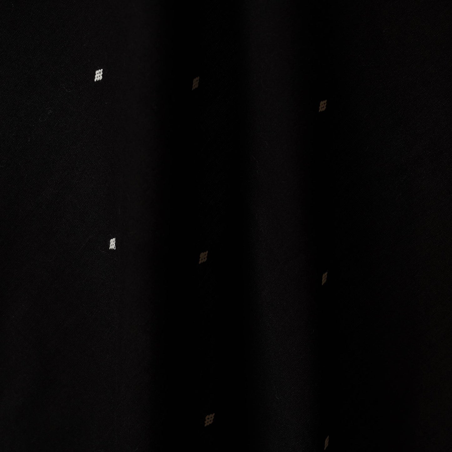 Black - prewashed cotton jacquard fabric 18 - handcrafted