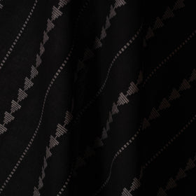 Black - prewashed cotton jacquard fabric 25 - handcrafted