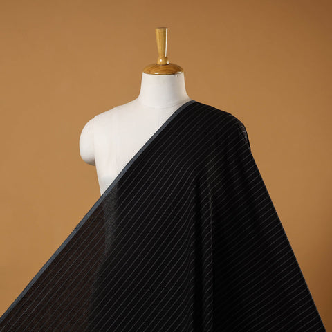 Black - prewashed cotton jacquard fabric 30 - handcrafted