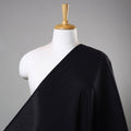 Black Prewashed Cotton Plain Fabric 