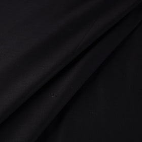 Black Prewashed Cotton Plain Fabric 