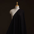 Black - prewashed cotton plain fabric 28 - handcrafted