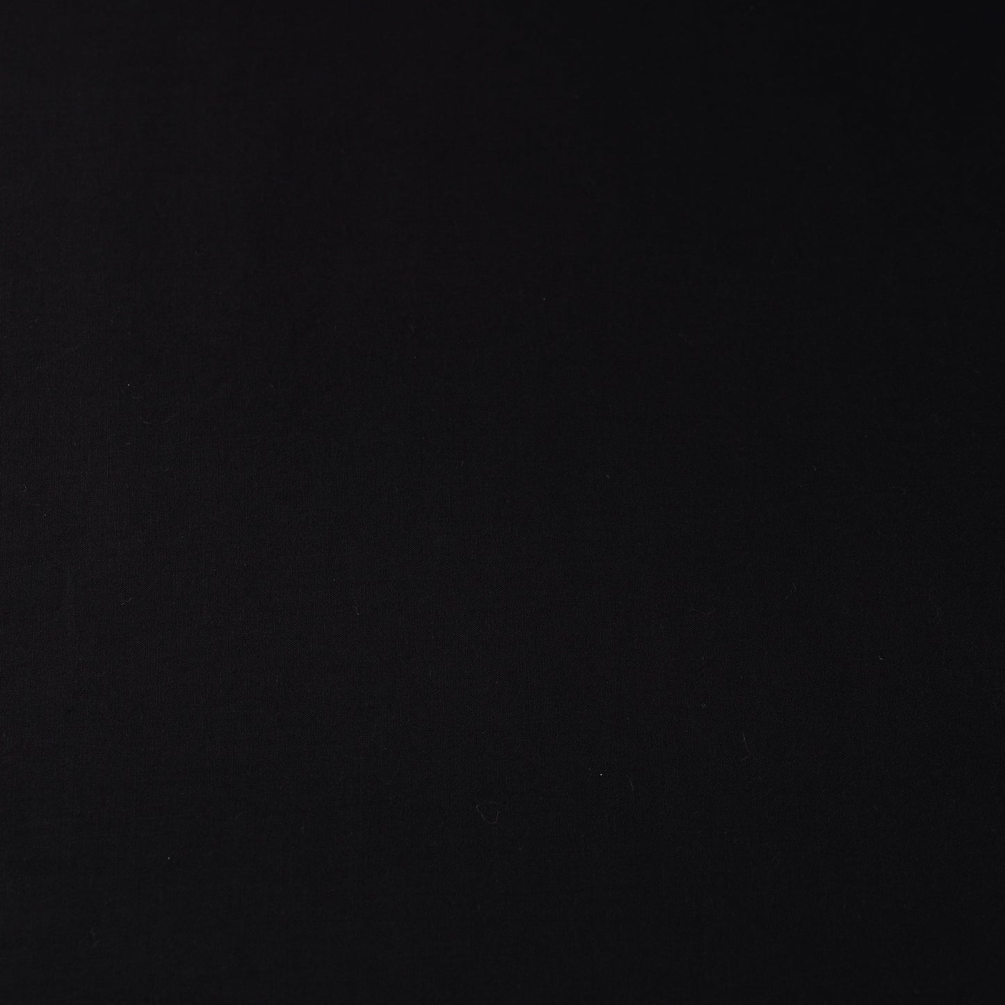 Black Prewashed Cotton Plain Fabric 