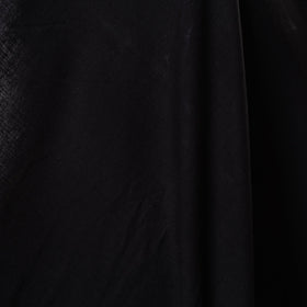 Black - prewashed fine cotton handloom fabric 12