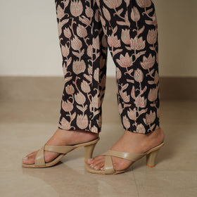  Black Block Print Cotton Bagru Co-Ord Set 