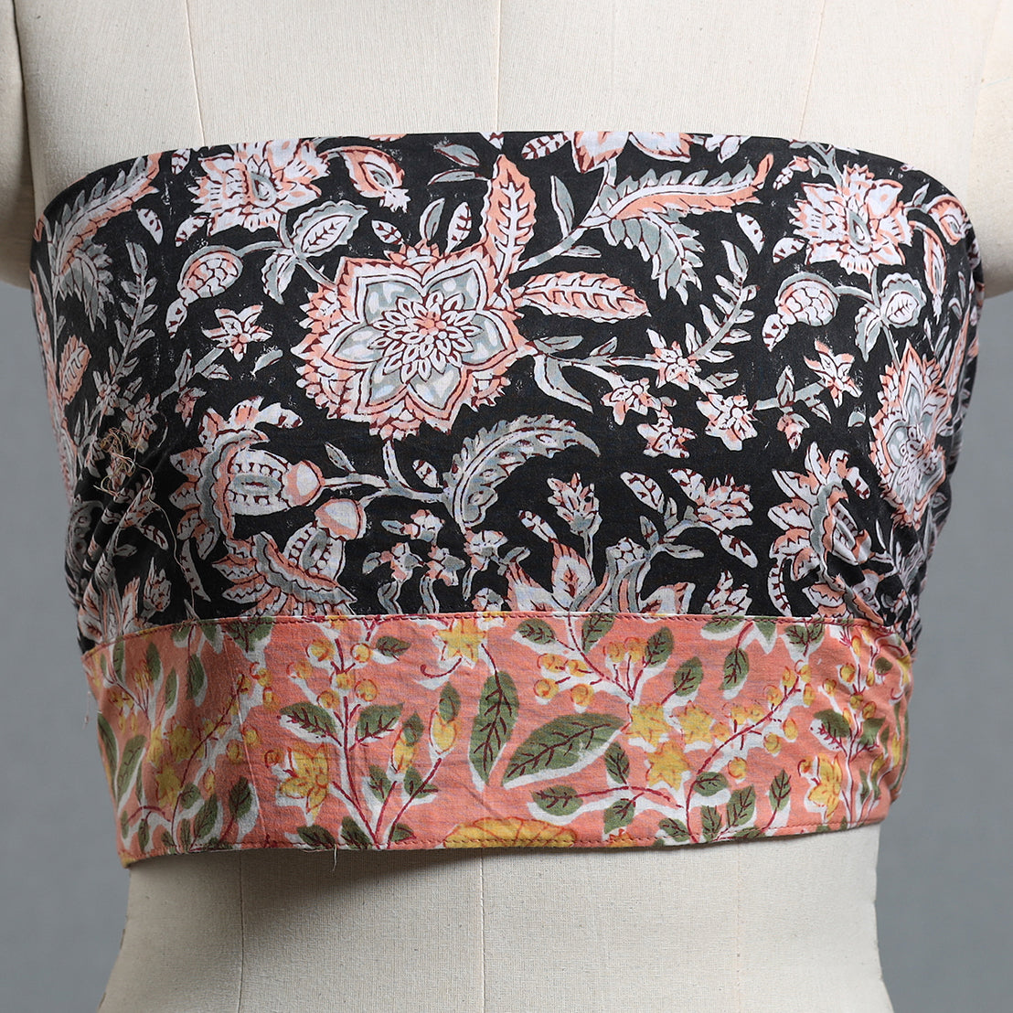 Buy Block Printed Cotton Blouse Piece 17 