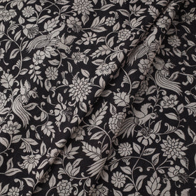 Printed cotton kalamkari fabric 02 - handcrafted