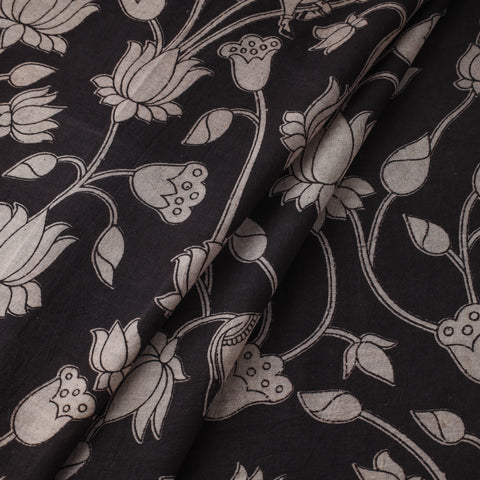 Printed cotton kalamkari fabric 08 - handcrafted