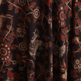Printed cotton kalamkari fabric 10 - handcrafted