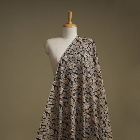 Printed cotton kalamkari fabric 23 - handcrafted