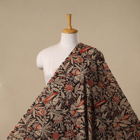 Printed cotton kalamkari fabric 33 - handcrafted