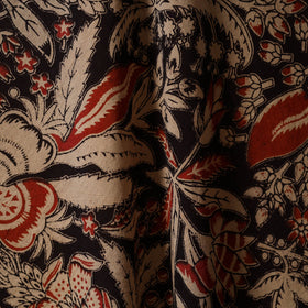 Printed cotton kalamkari fabric 33 - handcrafted