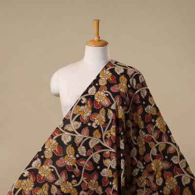 Printed cotton kalamkari fabric 36 - handcrafted