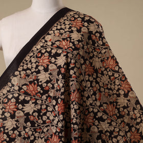 Printed cotton kalamkari fabric 40 - handcrafted