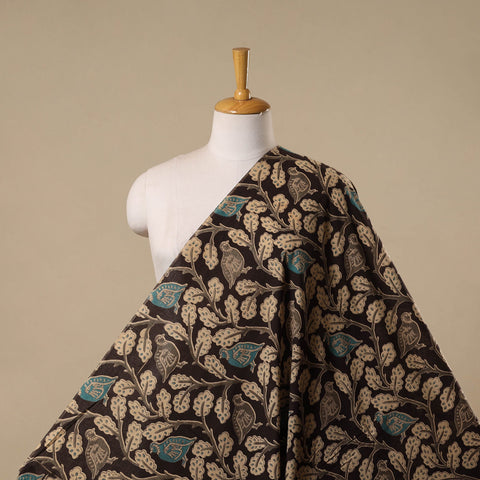 Printed cotton kalamkari fabric 43 - handcrafted