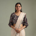 Printed cotton kalamkari readymade blouse 06 - handcrafted