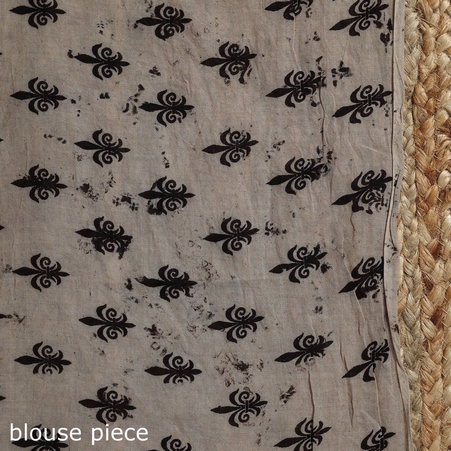 Printed cotton kalamkari saree 09 - handcrafted