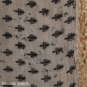 Printed cotton kalamkari saree 09 - handcrafted