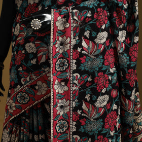 Printed cotton kalamkari saree 20 - handcrafted