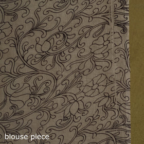 Printed cotton nellore kalamkari saree 38 - handcrafted