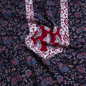  Block Print Cotton Ajrakh Kurta Material 
