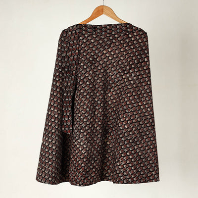  Ajrakh Block Printed Cotton Wrap Around Skirt 