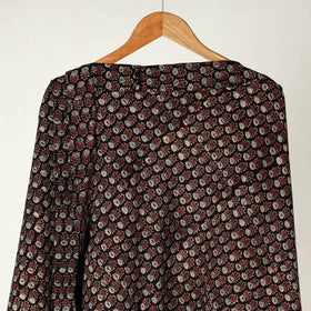  Ajrakh Block Printed Cotton Wrap Around Skirt 