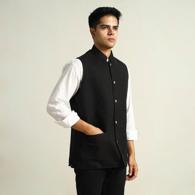  Pure Cotton Handloom Men Nehru Jacket 07 