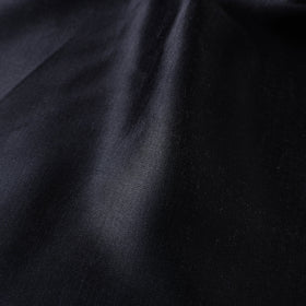 Black - pure mashru silk plain fabric (width - 46 in) 06
