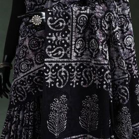 Pure mul cotton hand block batik print saree 41