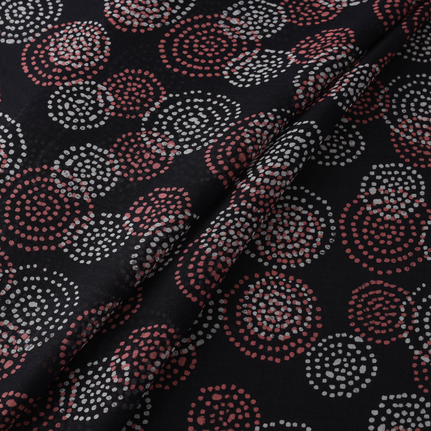 Pure mul cotton kutch hand block batik print fabric 05