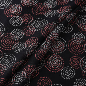 Pure mul cotton kutch hand block batik print fabric 05