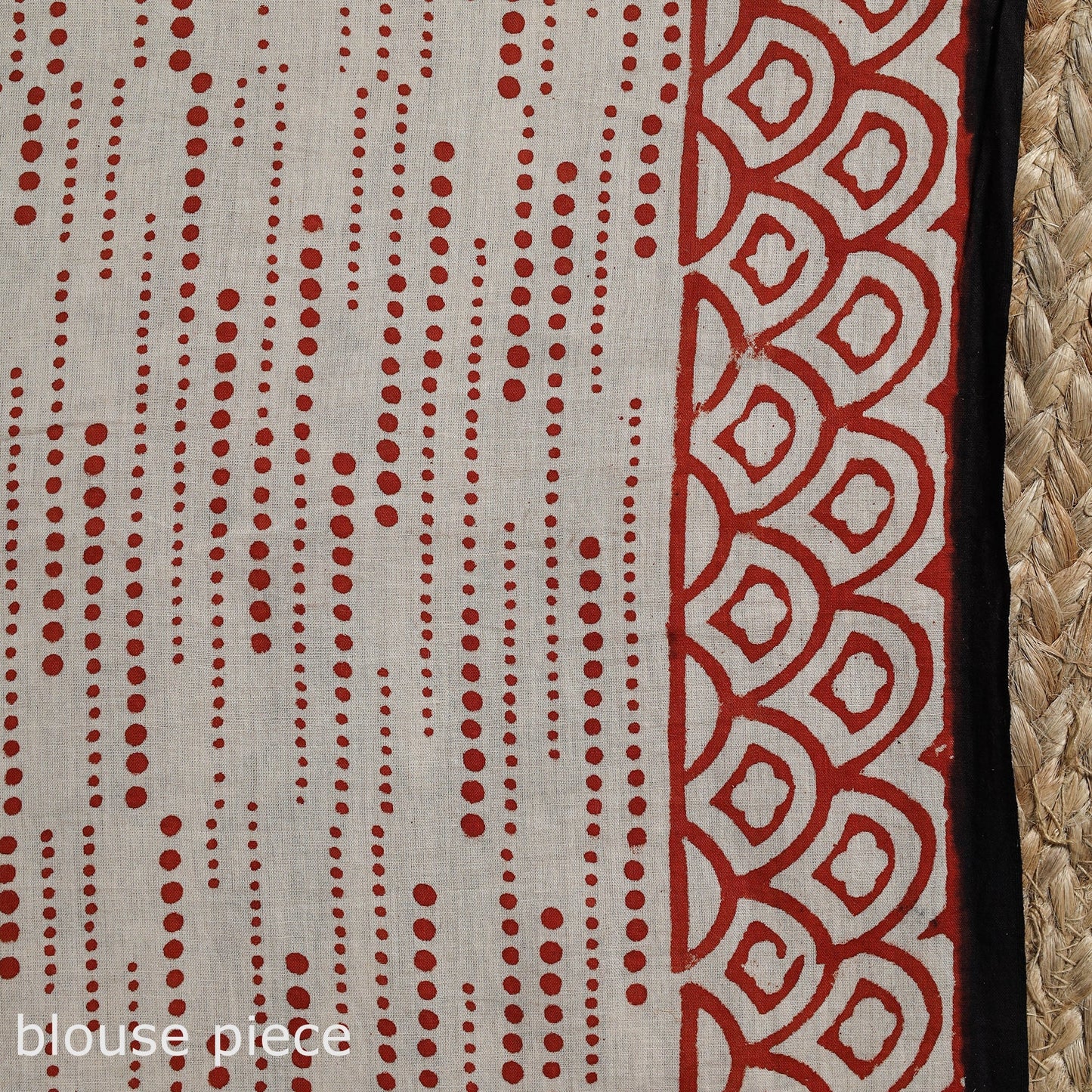 Pure mul cotton natural dyed hand block dabu bagru print
