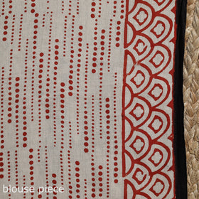 Pure mul cotton natural dyed hand block dabu bagru print