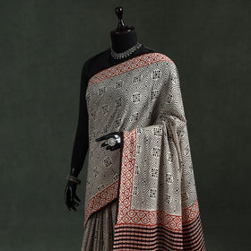 Pure mul cotton natural dyed hand block dabu bagru print