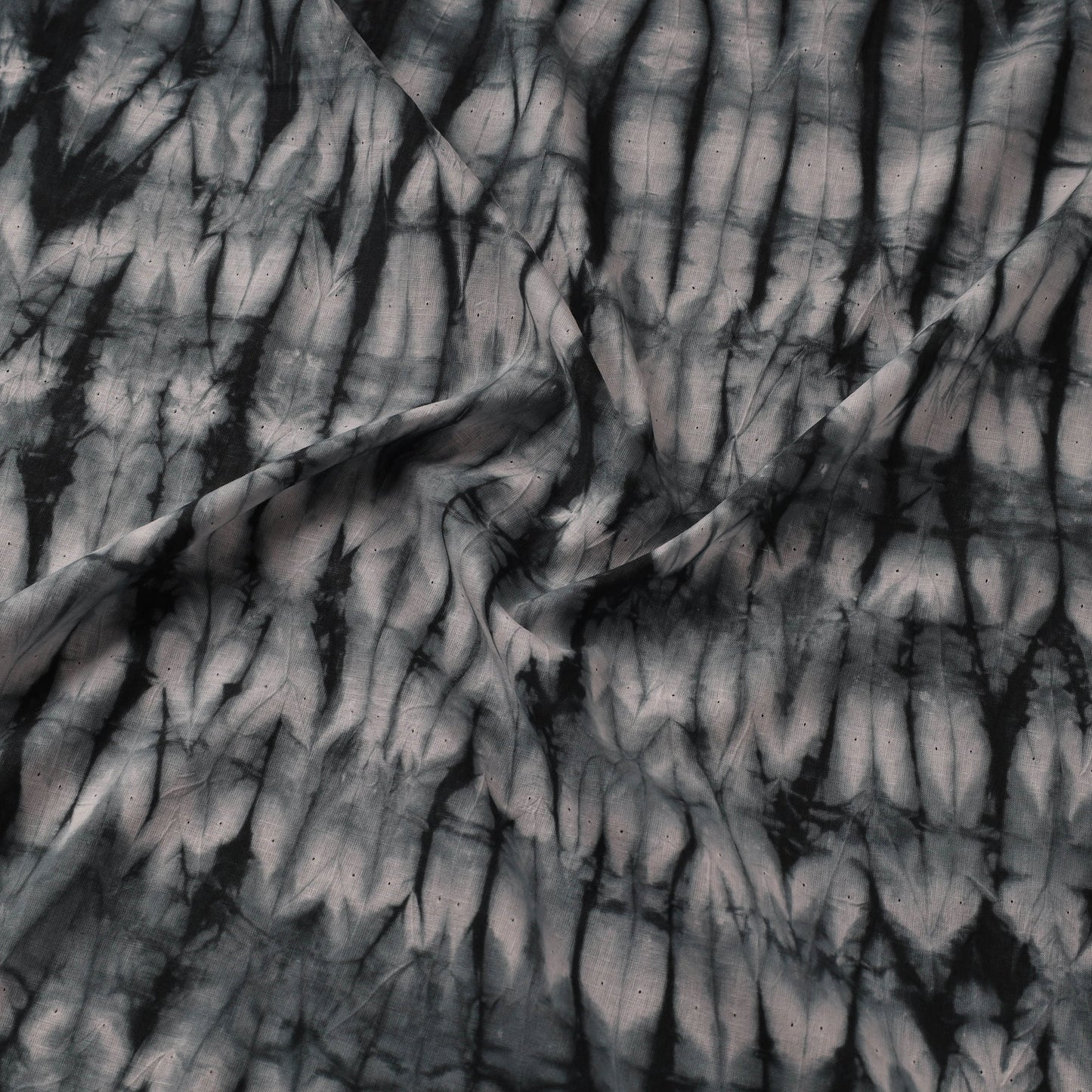 Pure mul cotton tie-dye shibori fabric 07 - handcrafted