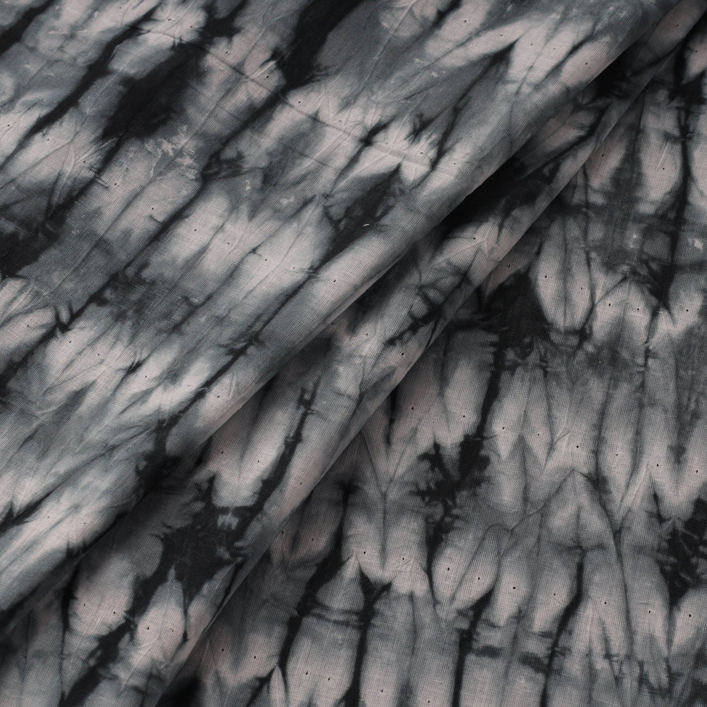 Pure mul cotton tie-dye shibori fabric 07 - handcrafted