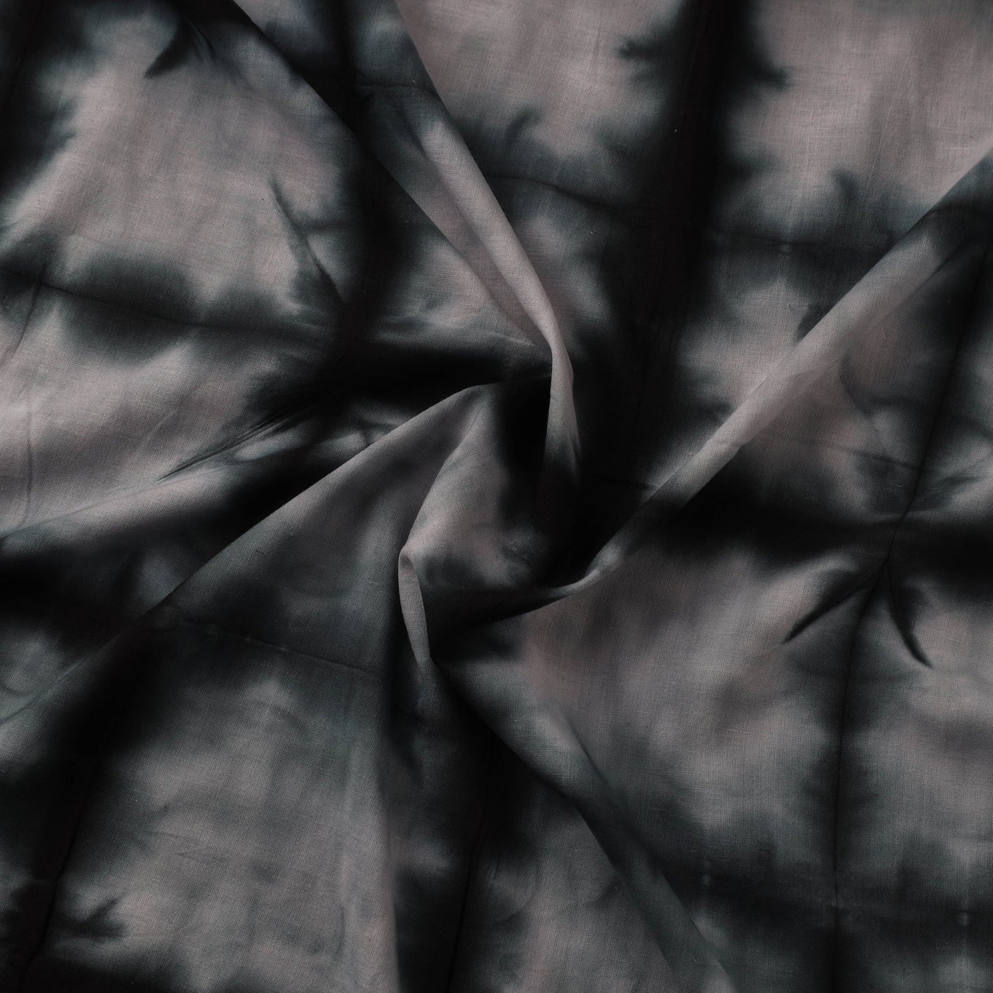 Pure mul cotton tie-dye shibori fabric 13 - handcrafted