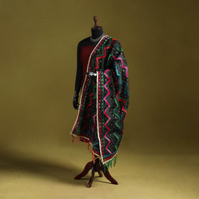 Ranihati chanderi silk zig zag hand embroidery dupatta 07