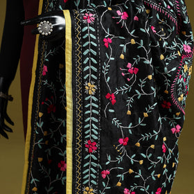 Ranihati chapa work chanderi silk hand embroidery dupatta