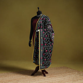 Ranihati chapa work chanderi silk hand embroidery dupatta