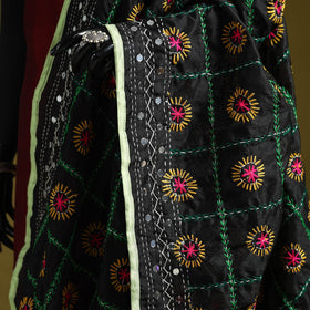Ranihati chapa work chanderi silk hand embroidery dupatta